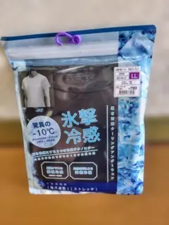 ブラック【LL】氷撃冷感インナー半袖クルーネック 新品 ワークマンのサムネイル