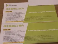 レアジョブ 株主優待のご案内 2枚セットのサムネイル