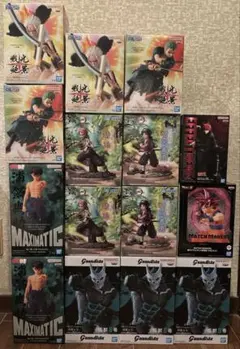 新作ジャンプフィギュア15個 まとめ売り ワンピ 怪獣8号 幽白 鬼滅など