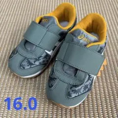 アシックス　キッズスニーカー　恐竜　16.0