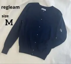 regleam ネイビー M カーディガン