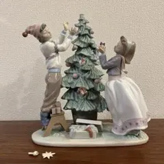 【訳あり】リヤドロLLADRO クリスマスツリー　ツリーを飾ろう LLADRO クリスマスツリー リヤドロ おしゃれ クリスマス Christmas