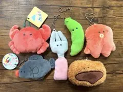 つぶらな瞳のぬいぐるみ　マスコットセット