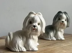 美品】NAO 0385 リヤドロ 高級磁器 犬 2匹 - メルカリ
