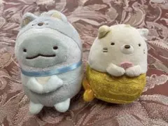 すみっコぐらし　とかげ＆ねこ　マスコット　ぬいぐるみ