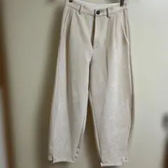 【YENN イエン】MOLE TWILL TUCK WIDEオフホワイト３６