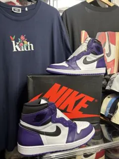 【新品】AIR JORDAN 1 エアジョーダン1 コートパープル　29.0cm