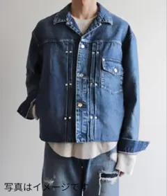 70s Wrangler USA製 スタッズ デニムジャケット