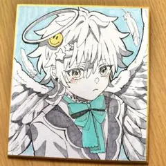 し*こ様 手描きイラスト アナログ 色紙