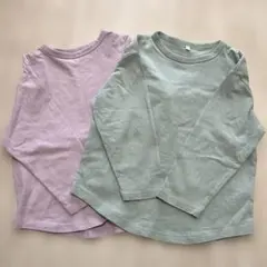 長袖カットソー　ロンT 綿100 セット