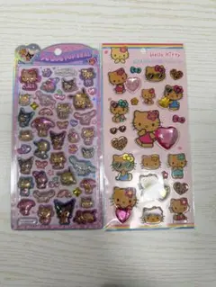 国内正規品☆うるちゅる サンリオ日焼け　キラキララインストーンシール
