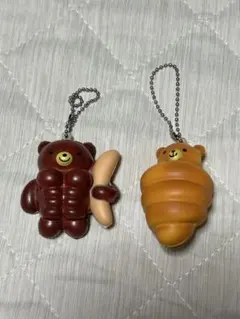 筋肉くまパン　くまパン　キーホルダー