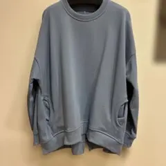 オーバーサイズ グレー トレーナー