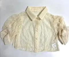 レースブラウス　アイボリー