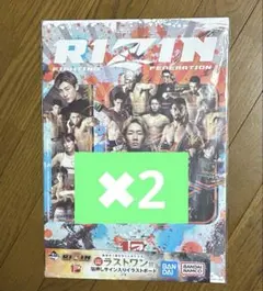 RIZIN 一番くじ ラストワン賞 箔押しサイン入りイラストボード - メルカリ