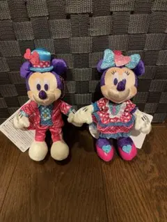 ディズニー　ミニー　パルパルーザ　ミニパル　ぬいぐるみバッジ