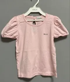 MILK パフスリーブ Tシャツ ピンクのサムネイル
