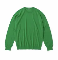 メンズ vネックセーター グリーン