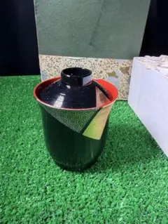 ⭐︎【美品】⭐︎未使用品 漆塗　茶碗蒸し容器　伝統工芸品　金箔付き5個セット売り