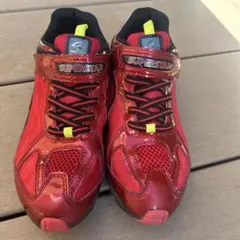 SUPERSTAR レッドスニーカー22cm