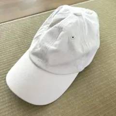 ホワイト ベースボールキャップ コットン　美品