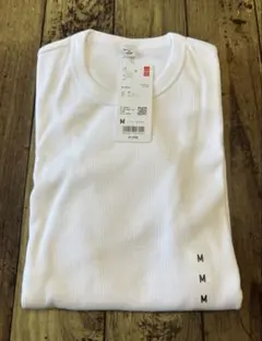 新品未使用/ユニクロ/ソフトリブクルーネックT/長袖