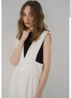 美品★メゾンドドルチェ★ツイードサロペットパンツ　日本製