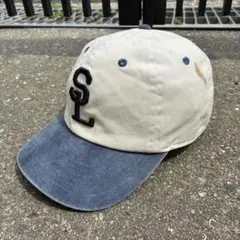 古着　キャップ　ベースボールキャップ　ニューハッタン