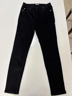 レディーススキニーパンツ　黒のサムネイル