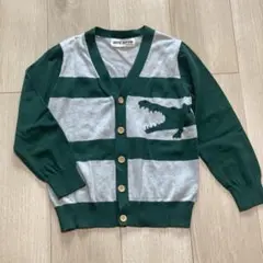 ami amie ワニボーダーカーディガン
