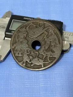 美品 CAG-VF84 絵銭 鏡屋銭 三保の松原 径約26.4mm - メルカリ