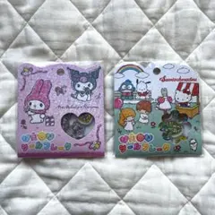 新品未開封　おはじきシールフレーク　マイメロ　クロミ　サンリオキャラクターズ