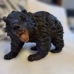 川村エベの木製クマと子クマの彫刻 1-2.jpg