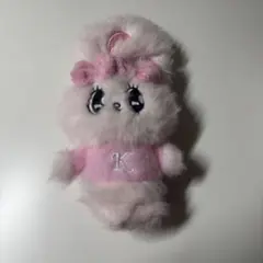 エスターバニー イニシャル k キーホルダー ぬいぐるみ