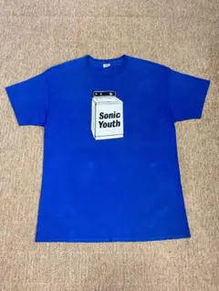 当時モノ　Sonic Youth 洗濯機 Tシャツ 青 SONIC YOUTH ソニックユース - WASHING MACHINE / Tシャツ