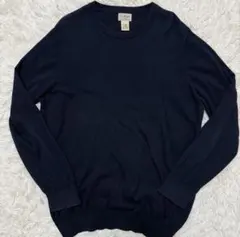 L.L.Bean ネイビー　カシミヤニットセーター　大きいサイズ　XL