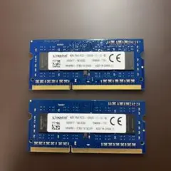 KIMBERTON 4GB DDR3 メモリー 1600MHz 2枚