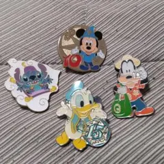 ディズニーピンバッチ４点セット