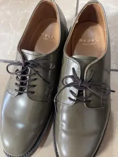 REGAL オリーブグリーン レースアップシューズ