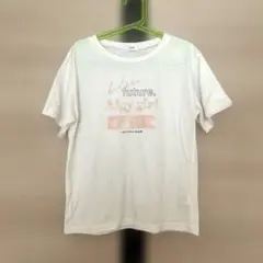ALGYアルジー白ロゴTシャツ150cm/S