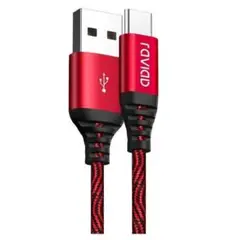 【新品】RAVIAD USBケーブル At o C 2m 急速充電高速データ転送