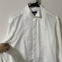 Mirror Mirror ホワイトフォーマルシャツ Lサイズ　カフス付き