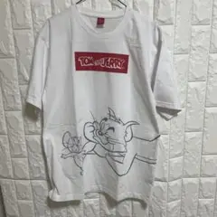 新品未使用 トムとジェリー Tシャツ 白 ユニセックス