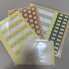 おまとめセット】国内作家 mittzell ラベル、シール、メモ 等 - メルカリ