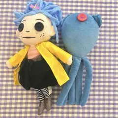 【新品未使用】コララインとボタンの魔女　ぬいぐるみ　青いタコ