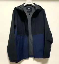 【ユニクロ】ブロックテックパーカ　ブラック　S