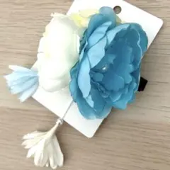 和風　花モチーフ 髪飾り 成人式 七五三 和装 浴衣 ヘアアクセサリー ヘアピン