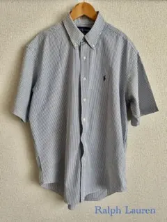 Ralph Lauren ストライプ 半袖シャツ L