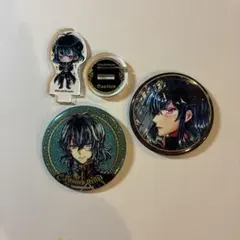 あくねこ バスティン ミニアクスタ＋缶バッジ