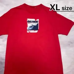 USA古着　MOSSIMO　Tシャツ　XL　レッド　赤　プリント　サーフィンのサムネイル